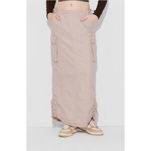 Wild Fable Womens Cargo Parachute Skirt Blush Size XXS New With Tags